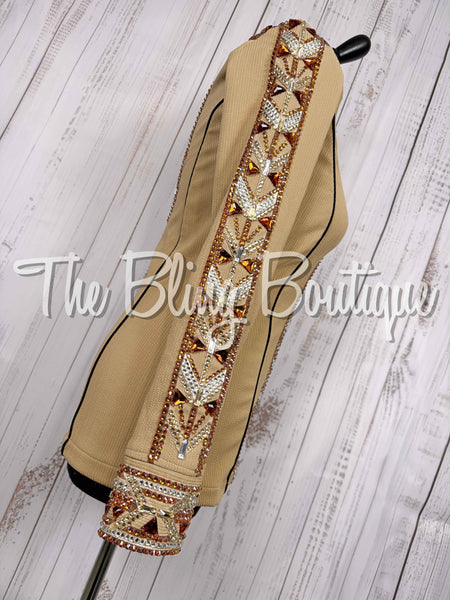 Tan, Copper & White Day Shirt Set (Small)