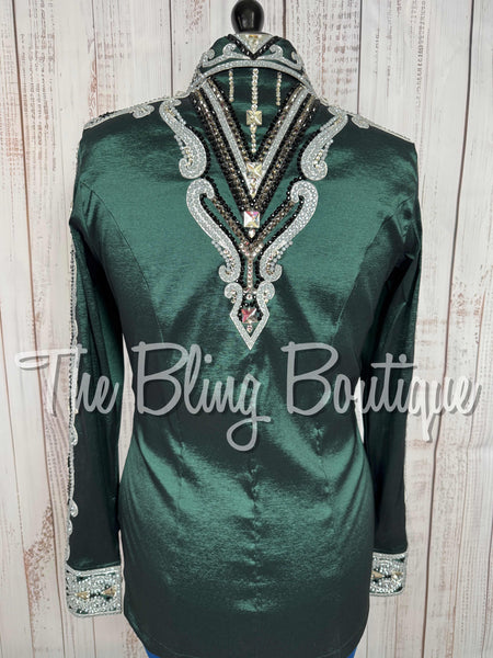 Forest Green, Grey & Black Day Shirt Set (Large)