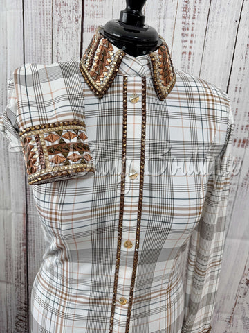 Purple, Turquoise & Mint Day Shirt Set (L)