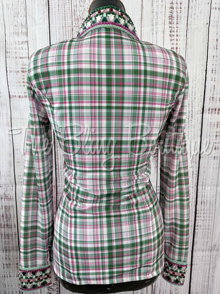 Green & Pink Plaid Day Shirt Set (Sizes Small-3XL)
