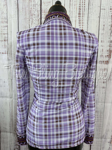 Black, Turquoise & Purple Day Shirt Set (S)