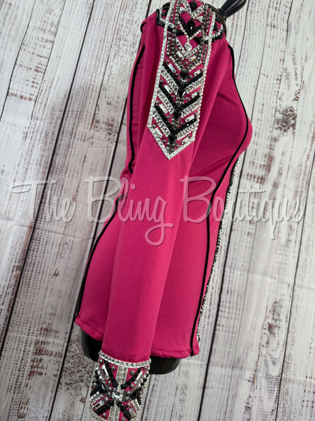 Pink, Grey & Gunmetal Day Shirt Set (S)