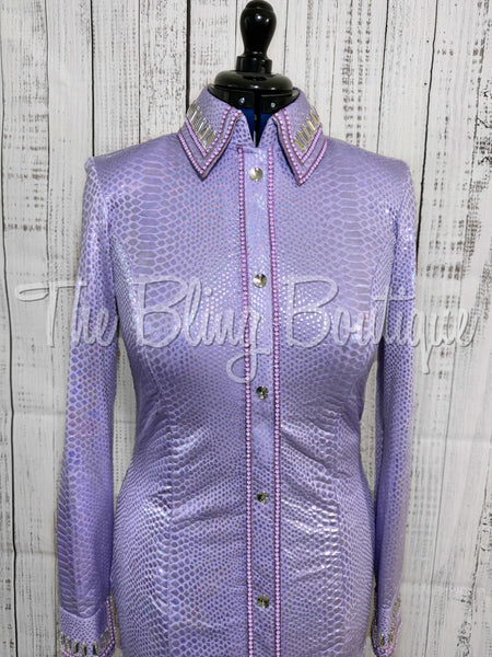 Lavender Iridescent Day Shirt (Medium)