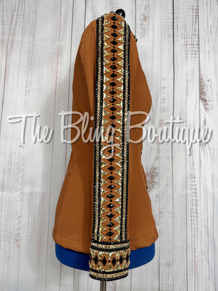 Rust, Black & Tan Day Shirt Set (Large)
