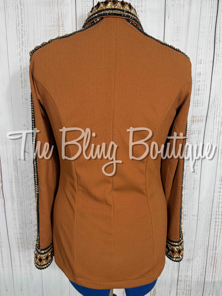 Rust, Black & Tan Day Shirt Set (Large)
