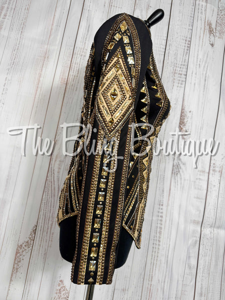 Black, Bronze & Tan Showmanship Jacket (Small)