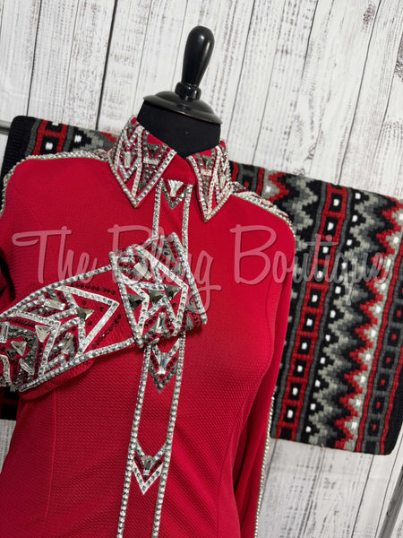 Red, White & Grey Day Shirt Set (XL)