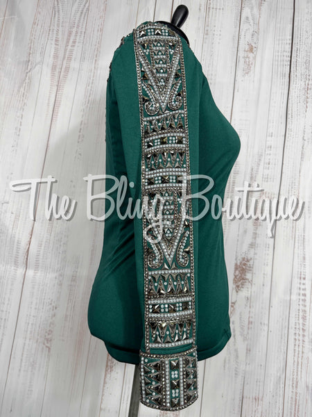 Forrest Green, Gunmetal & Charcoal Grey Day Shirt Set (XL)