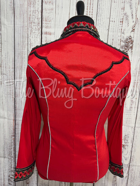 Red, Black & Grey Day Shirt Set (XL)