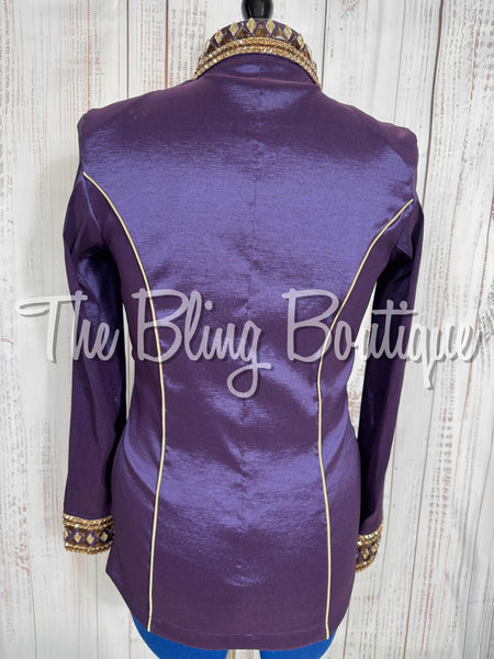 Purple & Tan Day Shirt Set (Large)