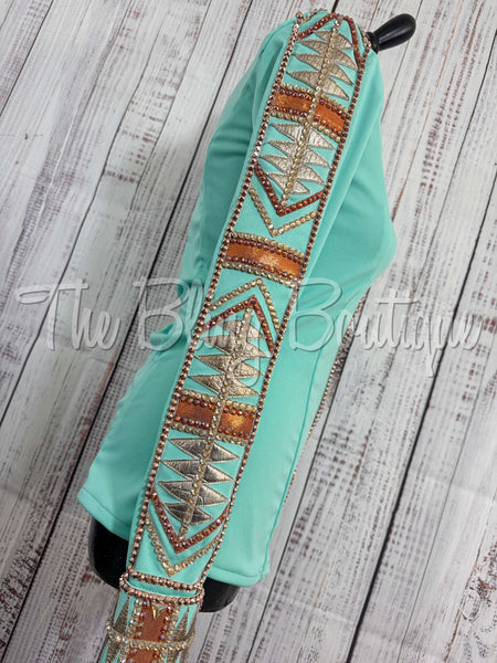 Mint & Rust Day Shirt Set (S)