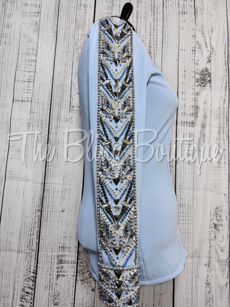 Baby Blue, White & Grey Day Shirt Set (XL)