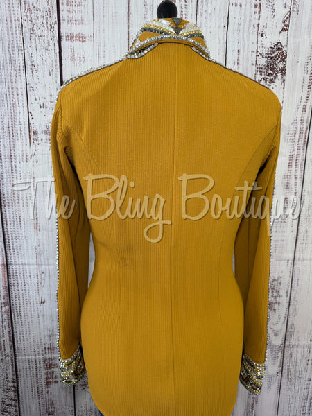 Mustard, Gold & Grey Day Shirt Set (Medium)