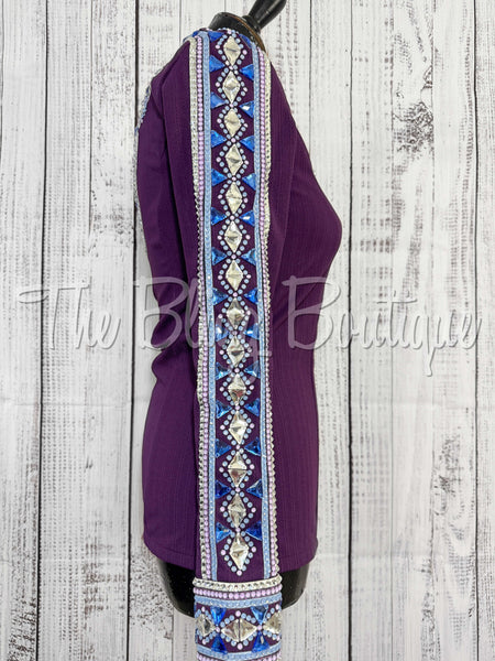 Plum, Periwinkle & Berry Day Shirt Set (Small)