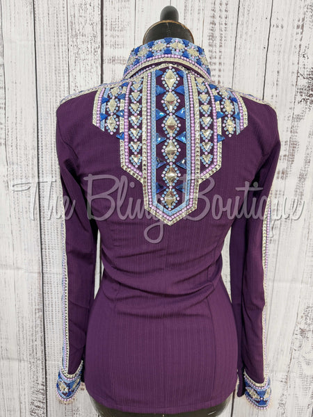 Plum, Periwinkle & Berry Day Shirt Set (Small)