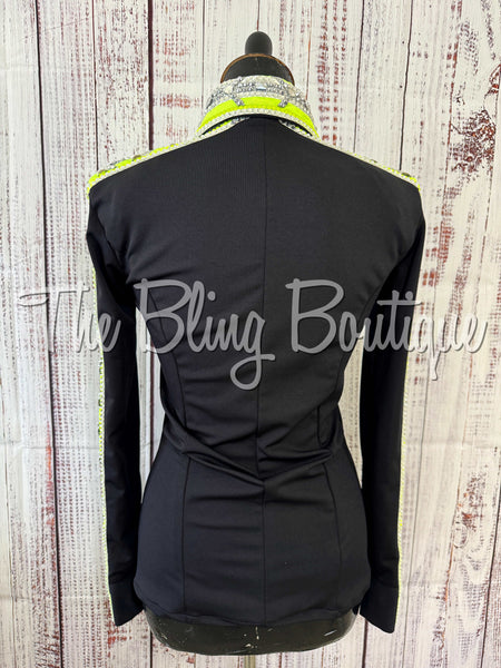Black, Neon Yellow & Grey Day Shirt Set (Small)