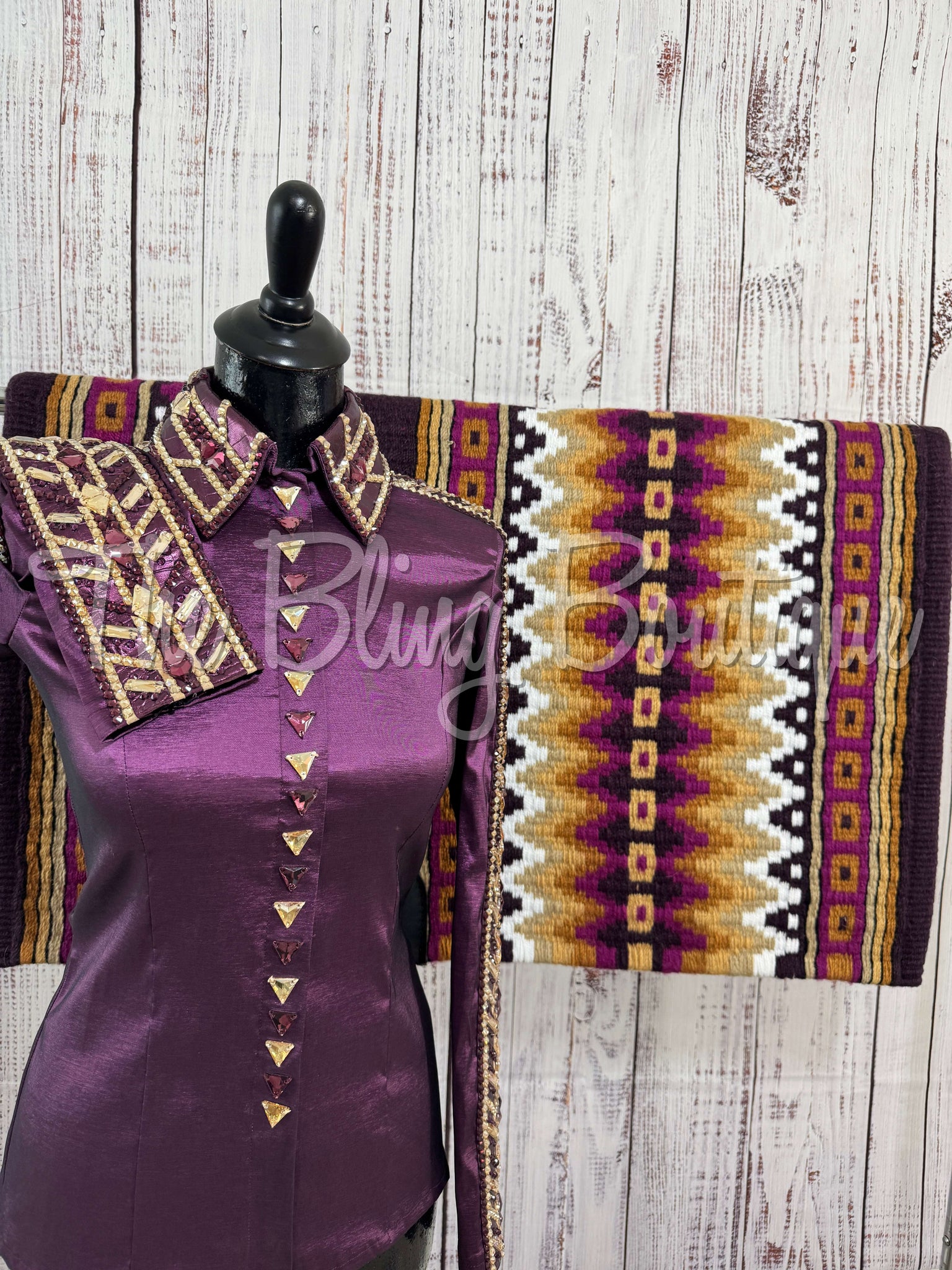 Bronze & Leopard Day Shirt Set (2XL)