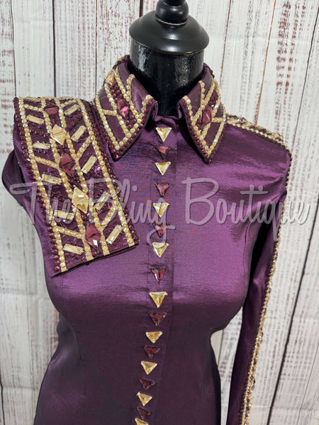 Bronze & Leopard Day Shirt Set (2XL)