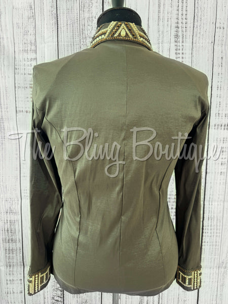 Olive Green & Tan Day Shirt Set (2XL)