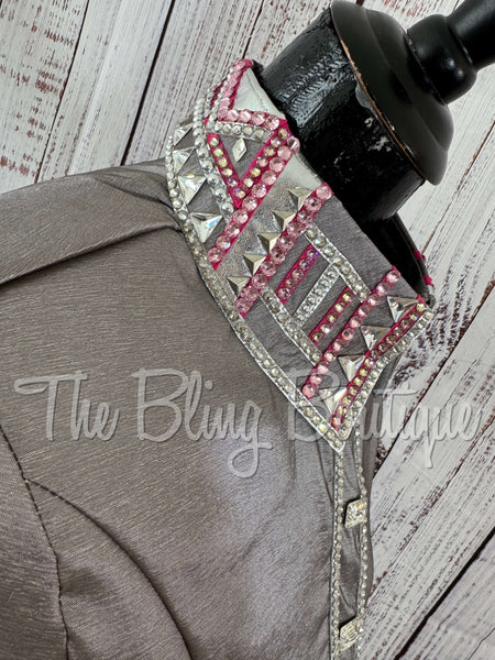 Grey & Pink Day Shirt Set (M)