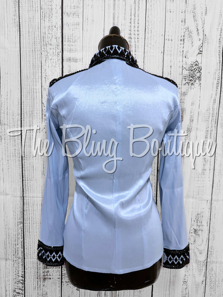 Ice Blue & Black Day Shirt Set (XS/S)