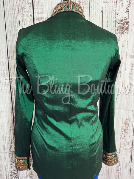 Hunter Green, Rust & Charcoal Day Shirt Set (L)