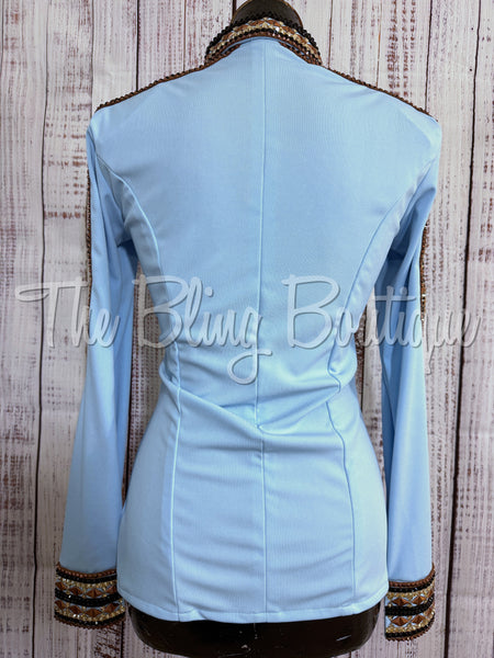 White, Purple & Jade Day Shirt Set (XL)