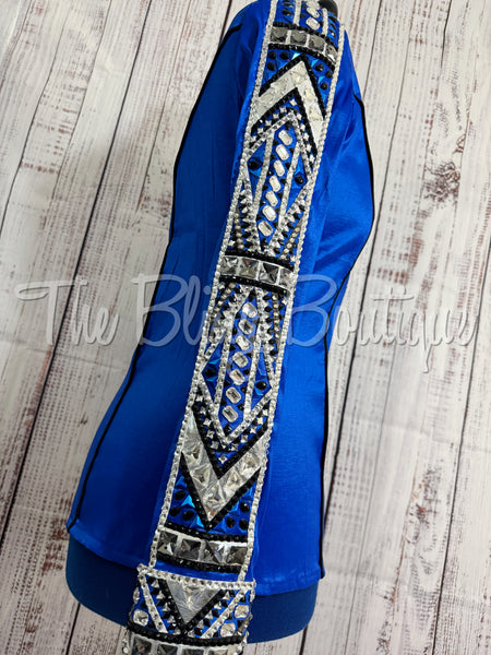 RE-ORDER Royal Blue & Grey Day Shirt Set (Choose Your Size)