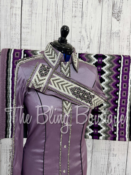 Orchid & Grey Day Shirt Set (Large)