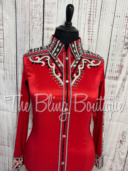 Red, Black, Grey & White Day Shirt Set (XL)