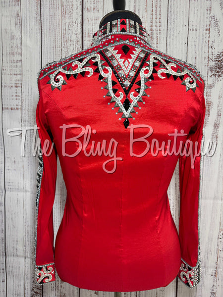 Red, Black, Grey & White Day Shirt Set (XL)