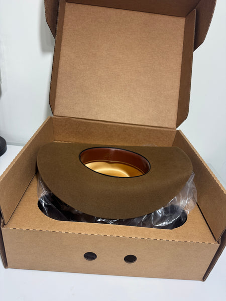 Brinks 50X Western Hat - Bourbon - Size 7