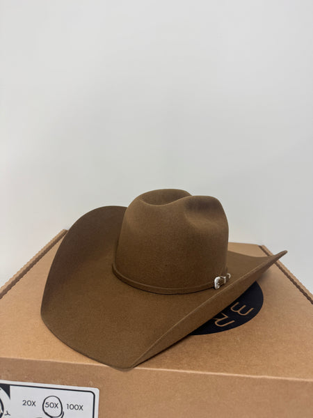 Brinks 50X Western Hat - Bourbon - Size 7