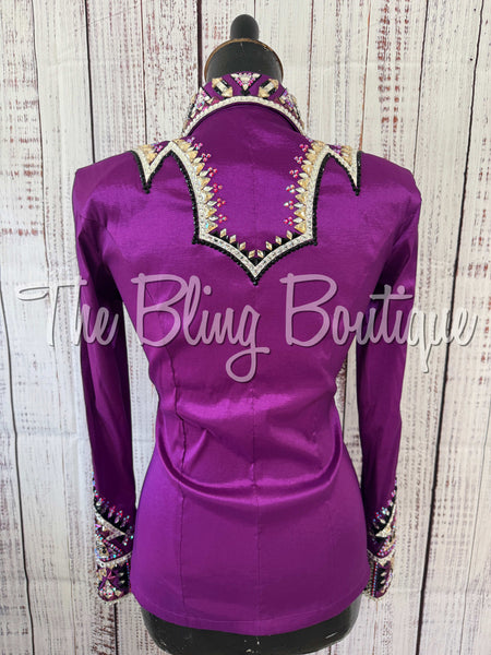 RE-ORDER Grape, Tan & Black Day Shirt Set (Choose Your Size)