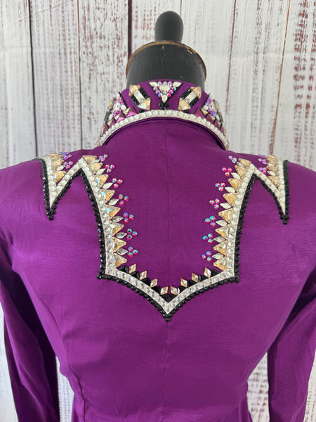 Berry, Tan & Black Day Shirt Set (XS/S)