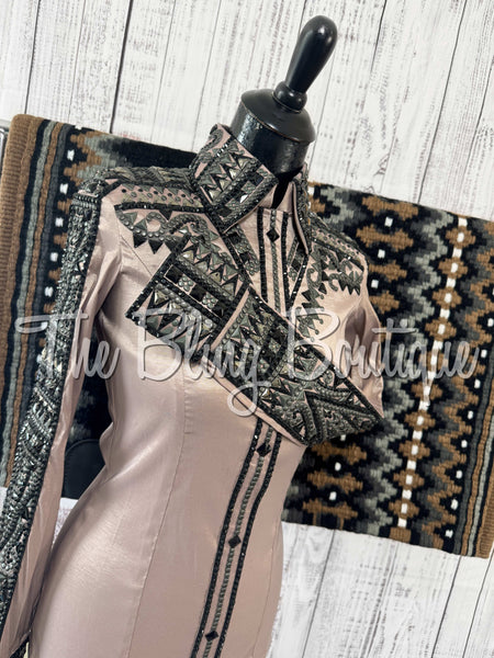 RE-ORDER Fawn, Mocha & Gunmetal Day Shirt Set (Choose Your Size)