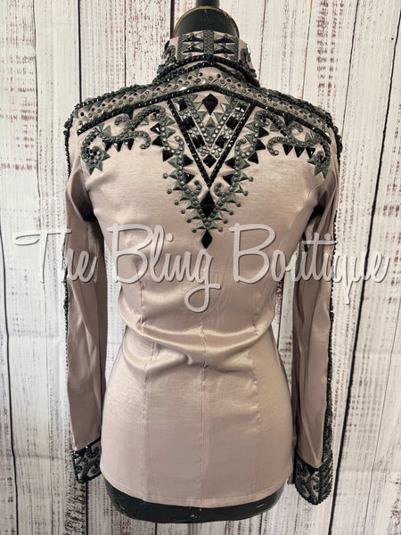 RE-ORDER Fawn, Mocha & Gunmetal Day Shirt Set (Choose Your Size)