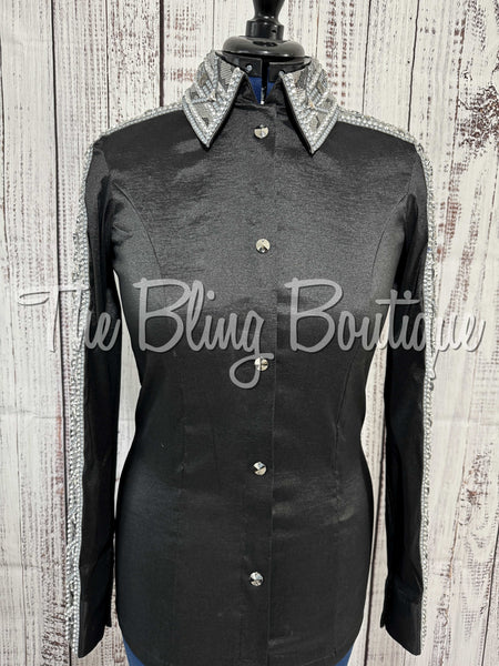 Black, Grey & Silver Day Shirt Set (Medium)