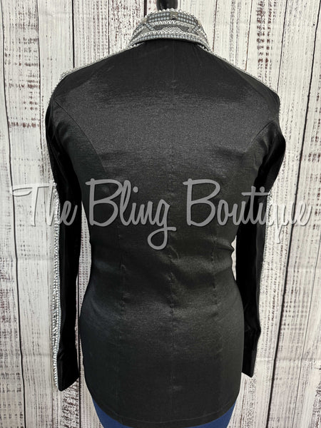 Black, Grey & Silver Day Shirt Set (Medium)