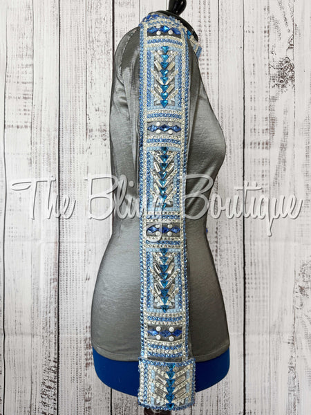 Grey & Shades Of Blue Day Shirt Set (Medium)