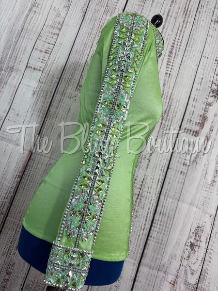Light Green & Grey Day Shirt Set (M)
