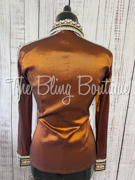 Rust, Tan, Black & White Day Shirt Set (XS/S)
