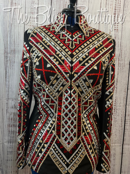Black, Red & Tan Showmanship Jacket (L)
