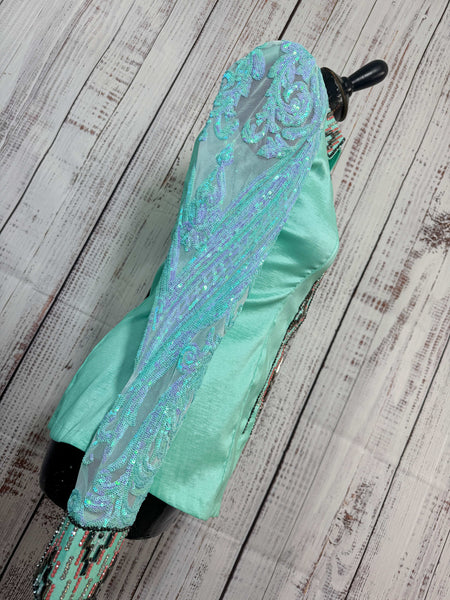 Mint Green Unbridled Couture Consignment Day Shirt Set (S/M)