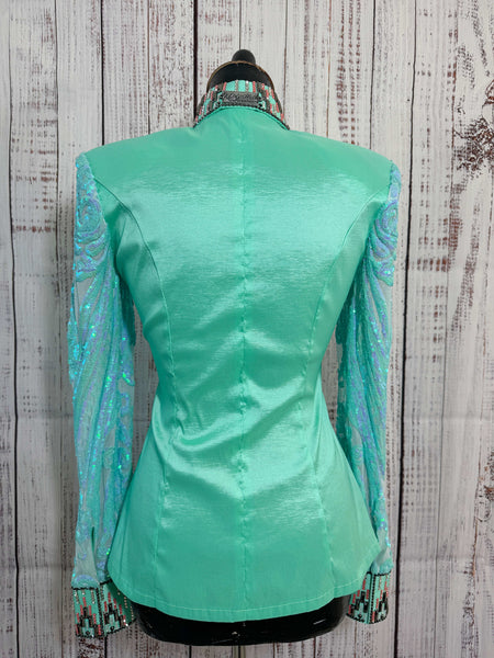 Mint Green Unbridled Couture Consignment Day Shirt Set (S/M)