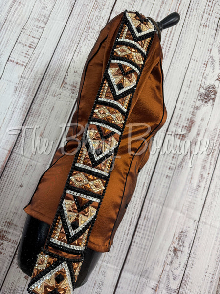 Rust, Black & Tan Day Shirt Set (XS/S)