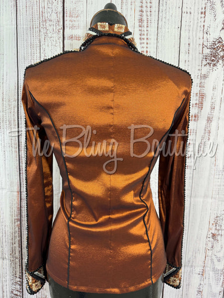 Rust, Black & Tan Day Shirt Set (XS/S)
