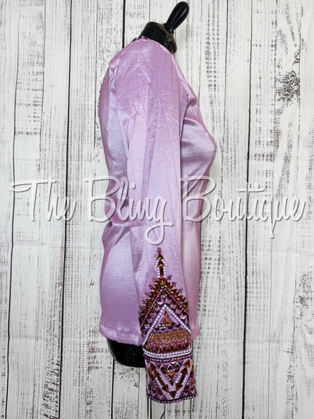 RE-ORDER Lilac & Copper Day Shirt Set (Choose Your Size)