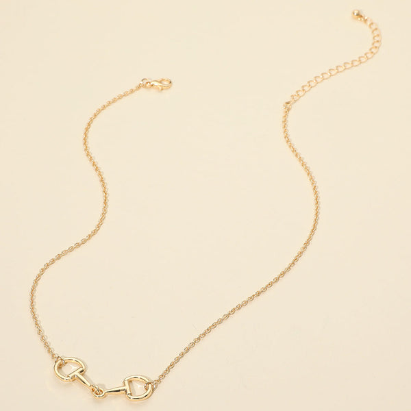 HOLIDAY SPECIAL - Snaffle Bit Necklace - Gold