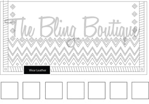 Custom Bling Boutique Show Pad - Ranch Design #R01